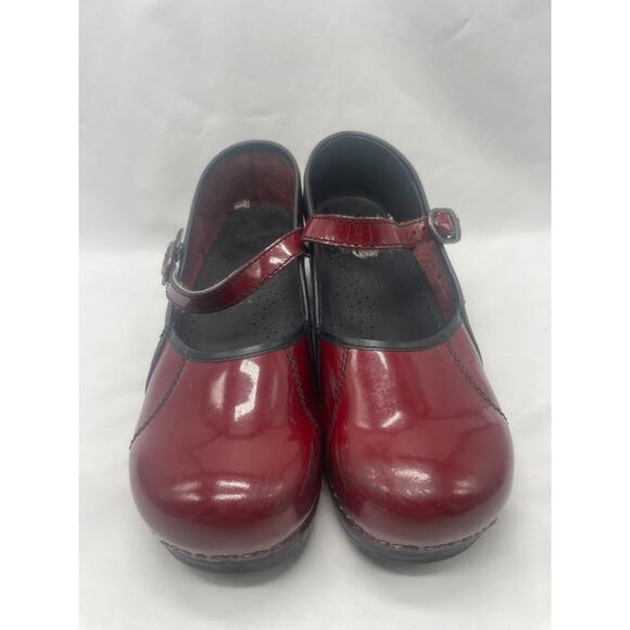 Dansko Marcelle Red Mary Clogs Womens Size EU 41 US 10 / 10.5 Jane Comfort Shoes - Picture 5 of 10